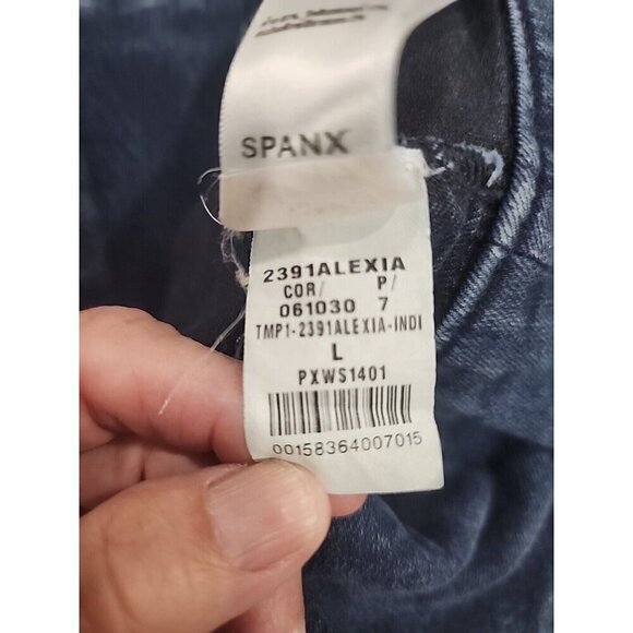 Spanx Jean Alexia Slimming Skinny Ankle Hi-rise Denim 31" Waist Women's Large - Picture 8 of 9